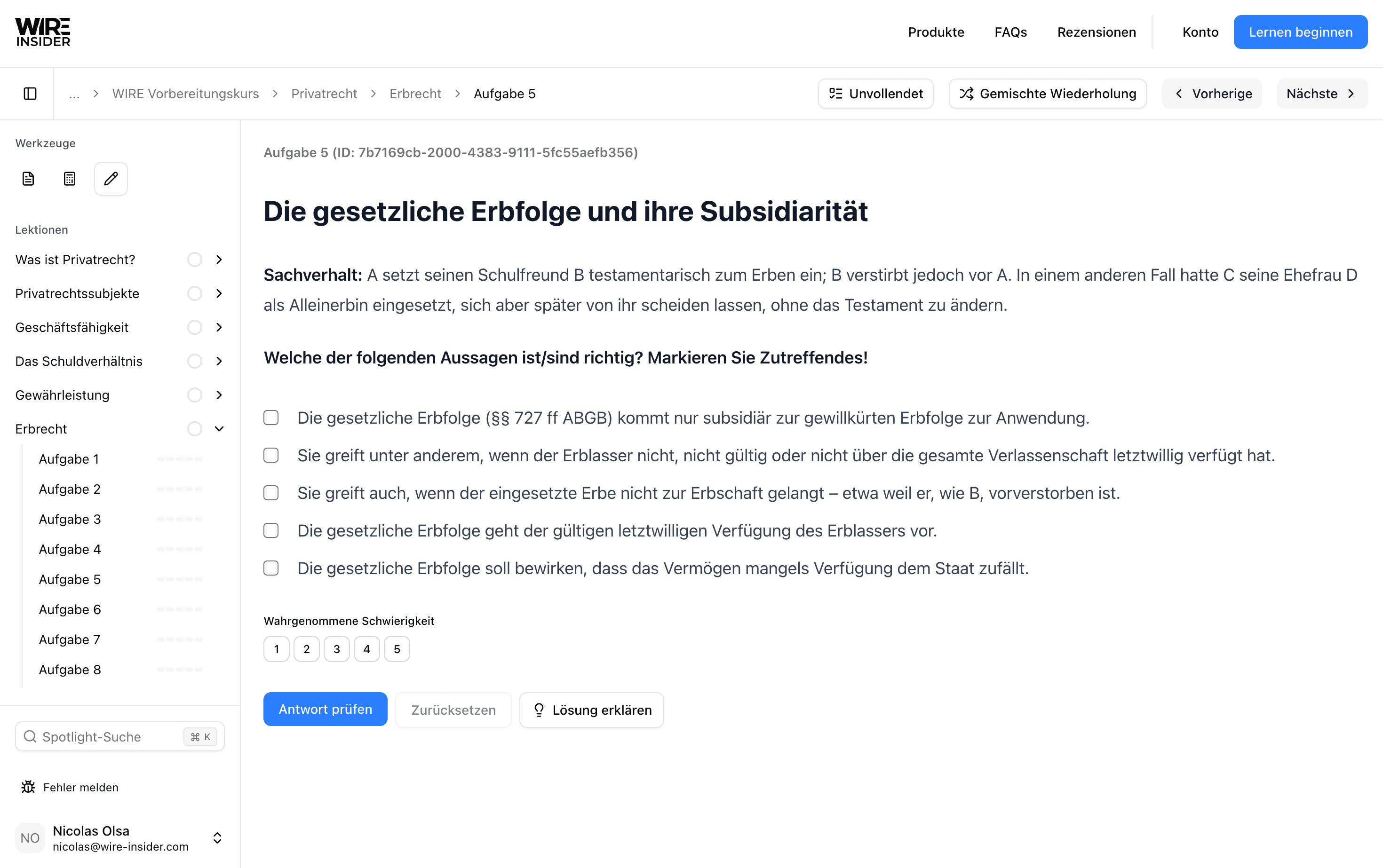 WIRE Insider app screenshot