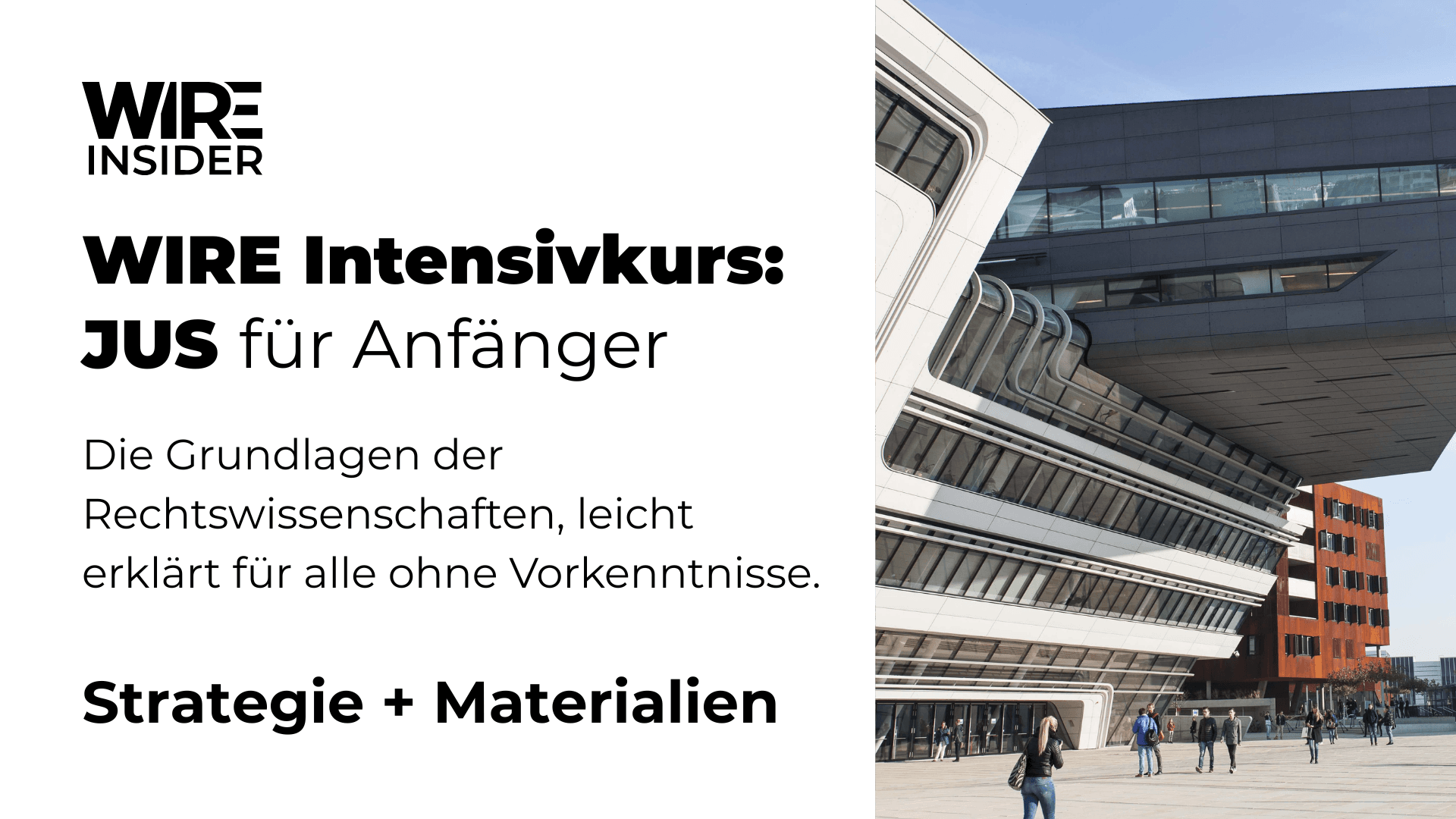 WIRE Intensivkurs: JUS